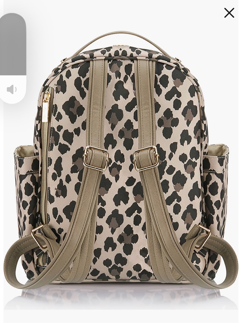Itzy Ritzy Leopard Mini Backpack with Mini Bag - Picture 8 of 12